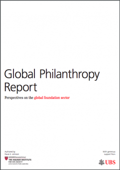 The Global Philanthropy Report: Perspectives on the Global Foundation Sector